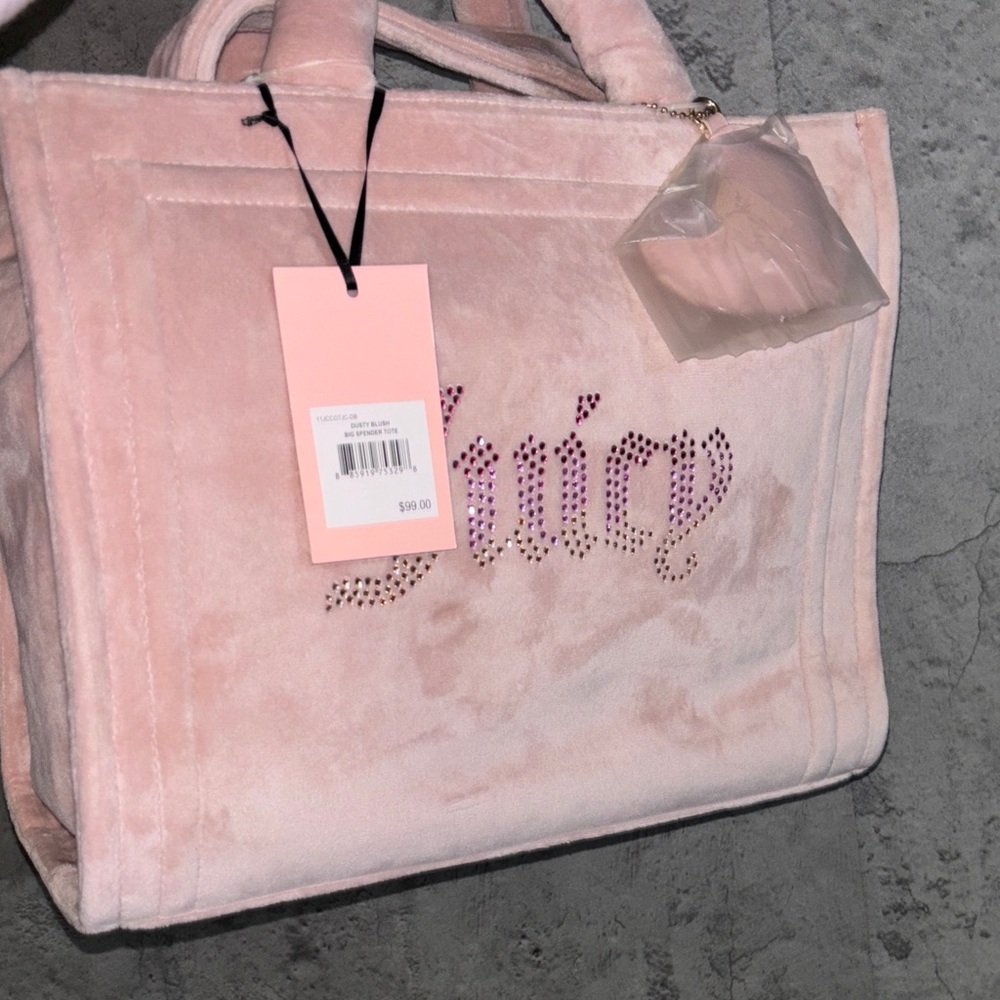 Juicy Couture Blush Pink Tote Bag